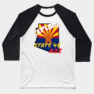 Explore State 48 A2Z Baseball T-Shirt